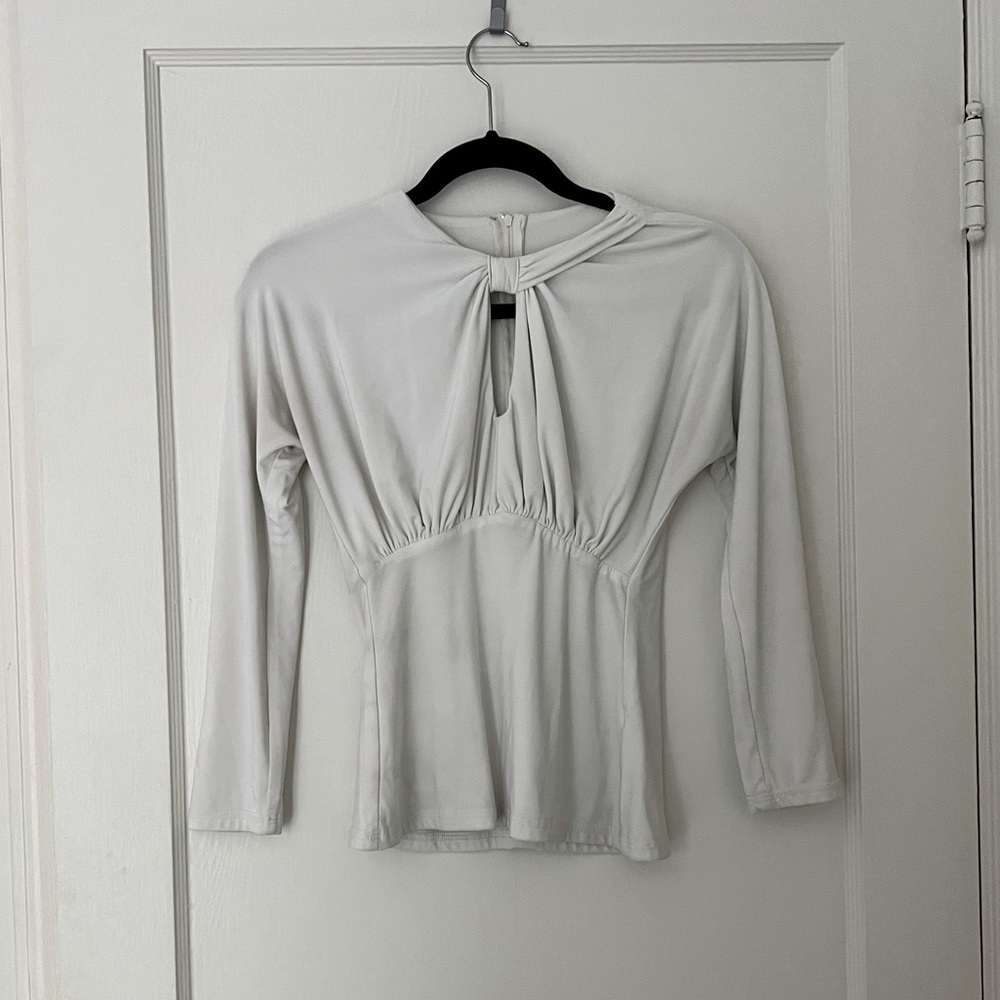 EUC White Malia Top by Pinup Girl Clothing